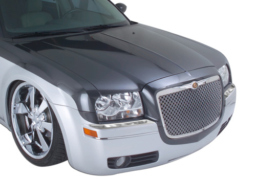 QAA Polished Stainless Front Bumper Cap 05-10 Chrysler 300 - Click Image to Close